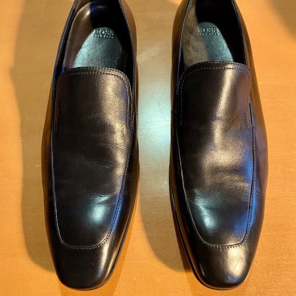 Hugo boss -loafers -black leather main image 4
